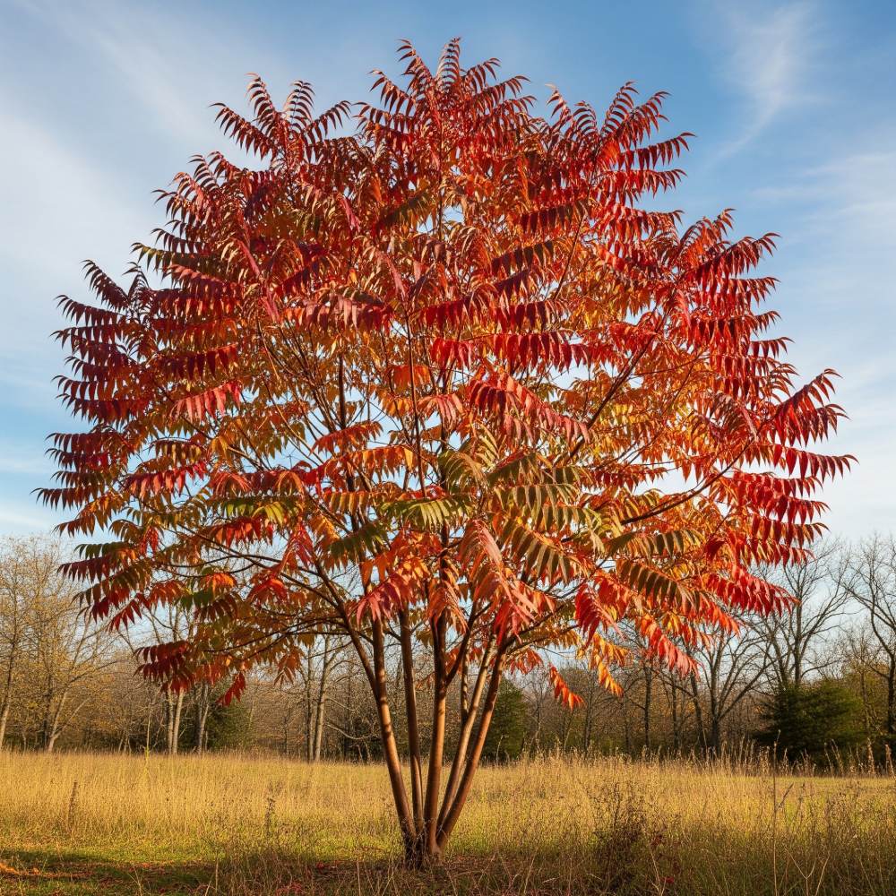 flameleaf sumac plant