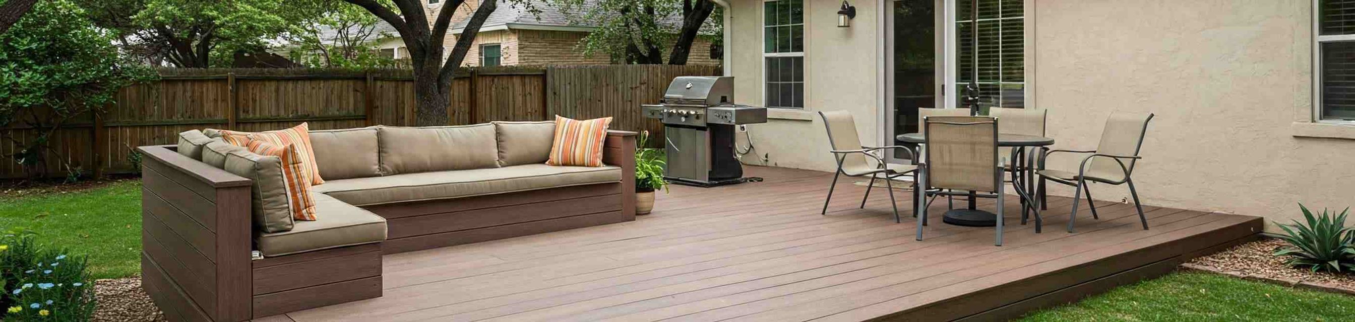 Deck building services in Austin, TX