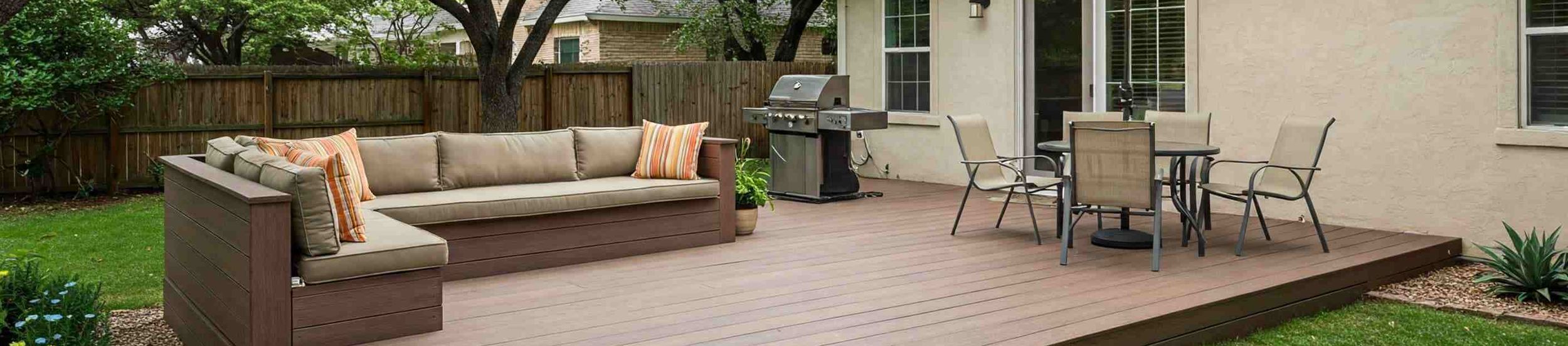 Custom deck building services in Austin TX