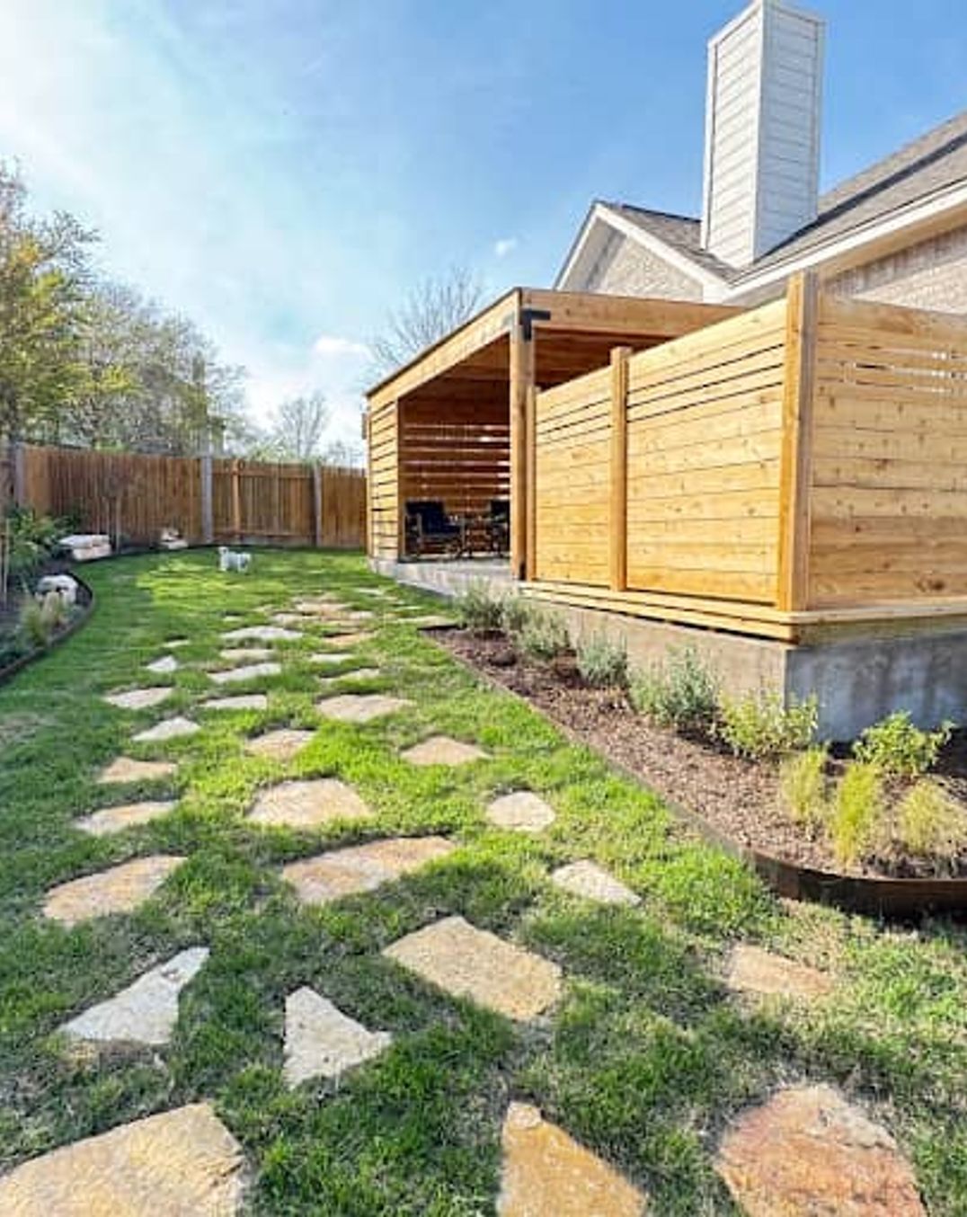 Professional landscape design project in Cedar Park TX