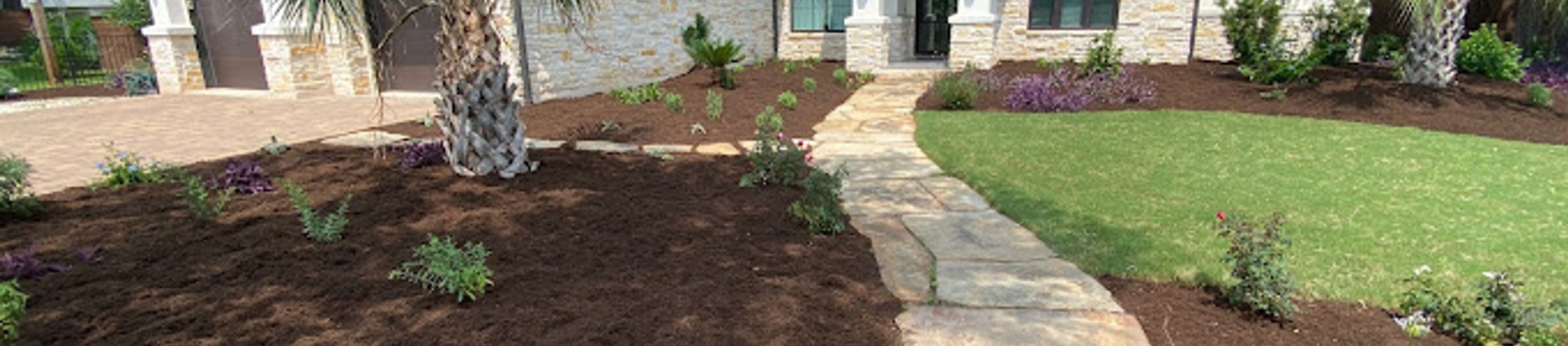 Stone pathway and masonry services in Austin TX