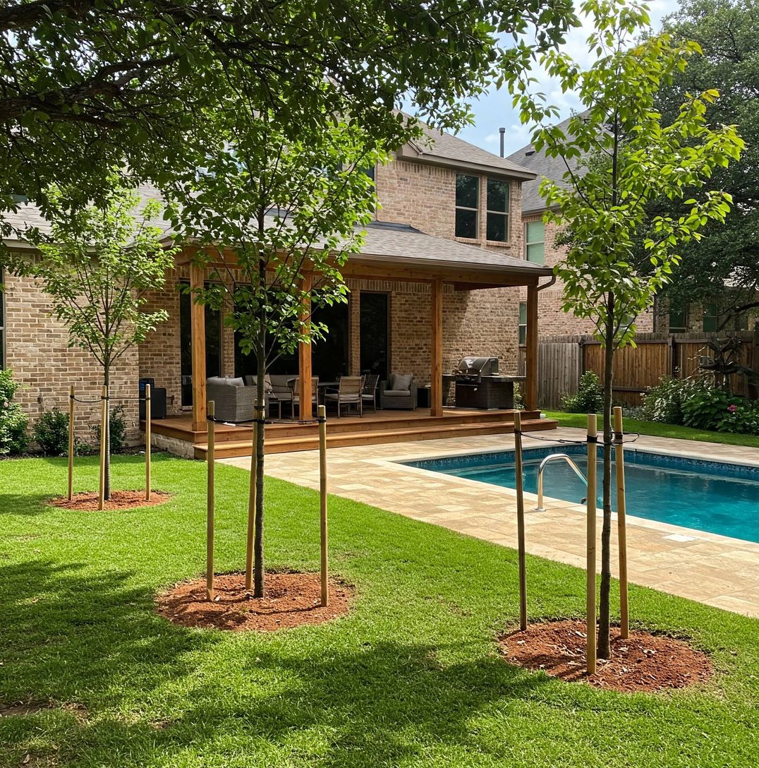 tree and shrub planting in Round Rock TX