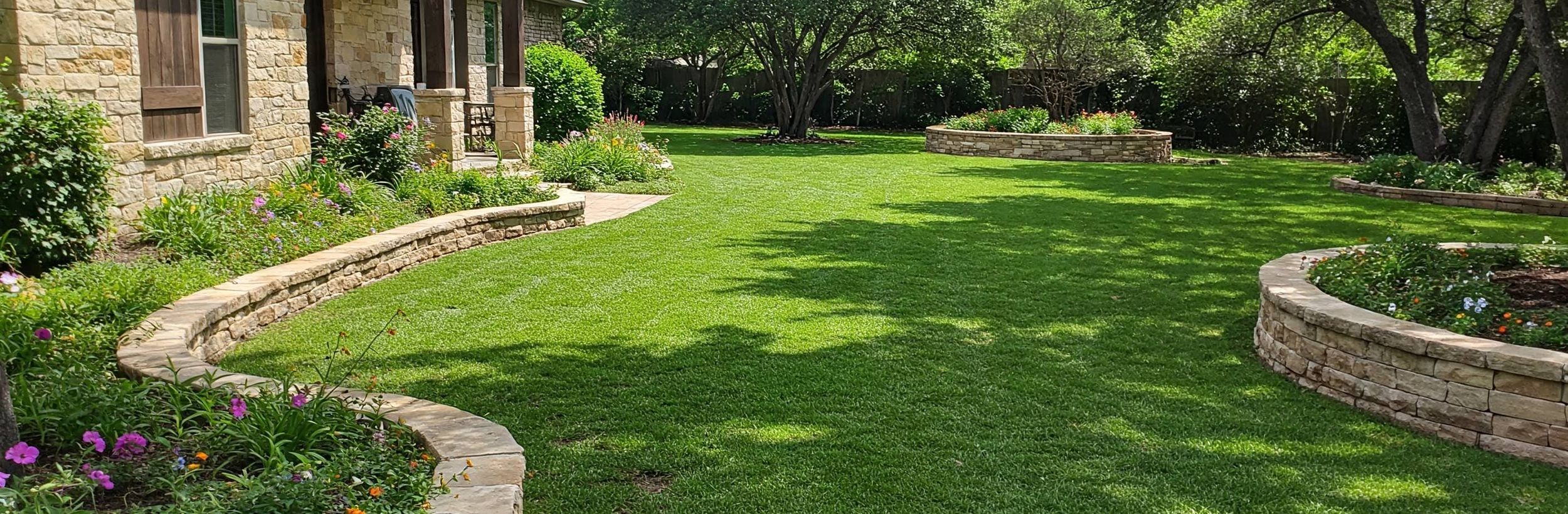 Professional sod installation for Austin residential lawn