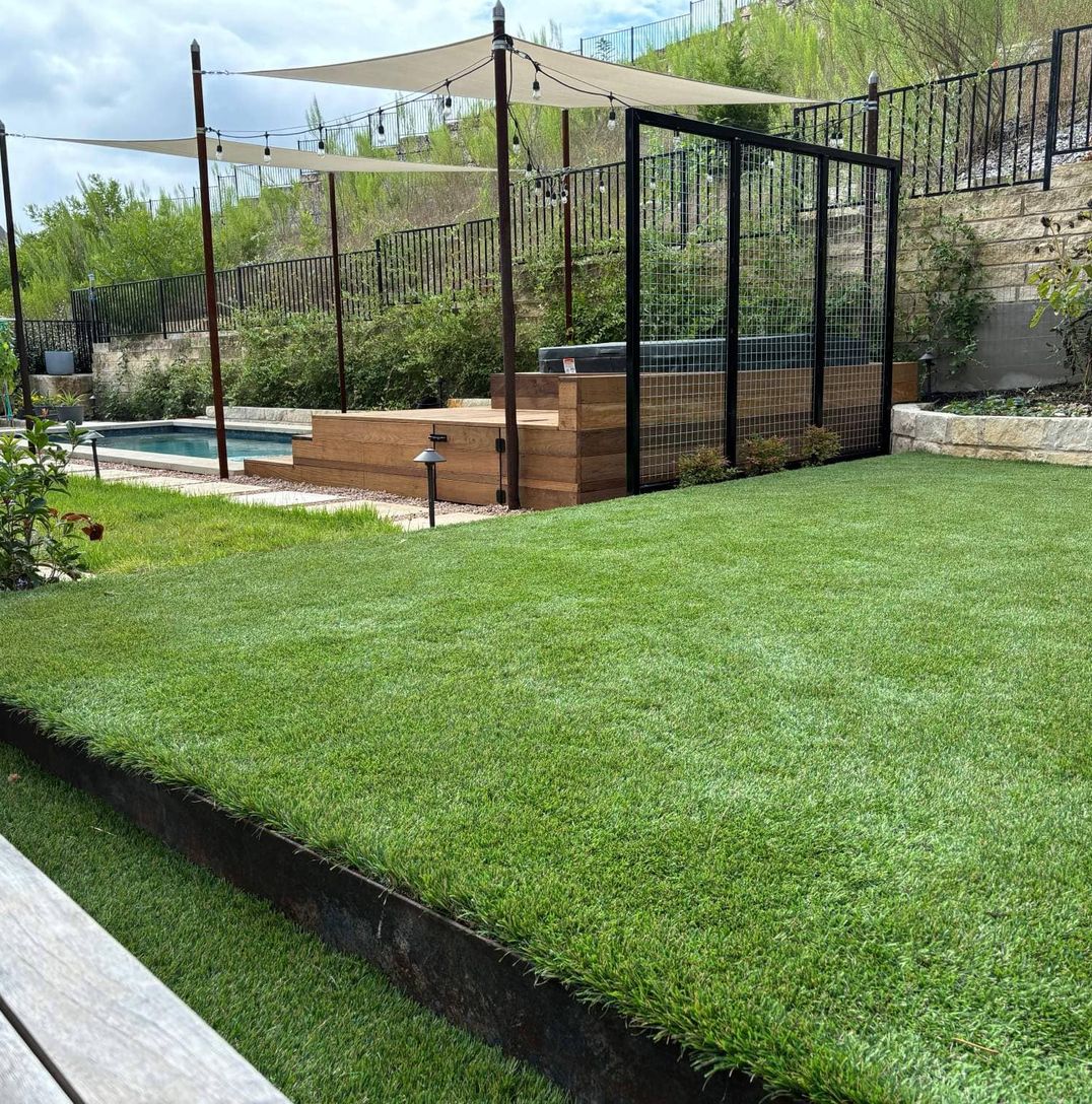 artificial turf installation in Dripping Springs TX