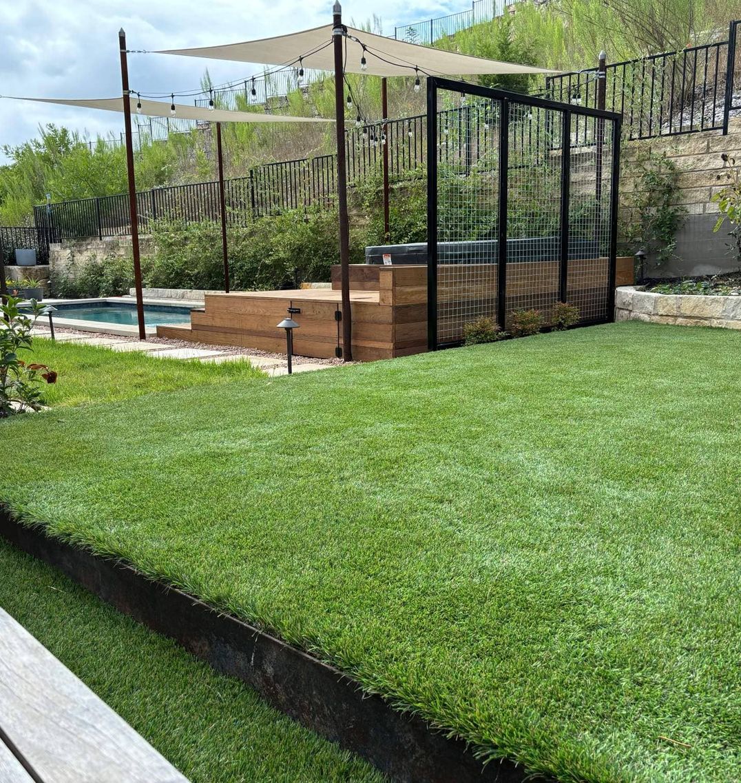artificial turf installation in Lakeway TX